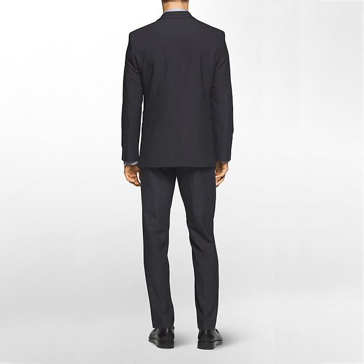Complet Calvin Klein coupe classique costume cool infini, noir