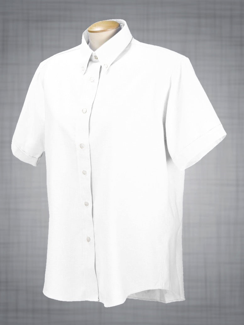 Chemise à manches courtes pour femme - Classic Oxford Dress - C102