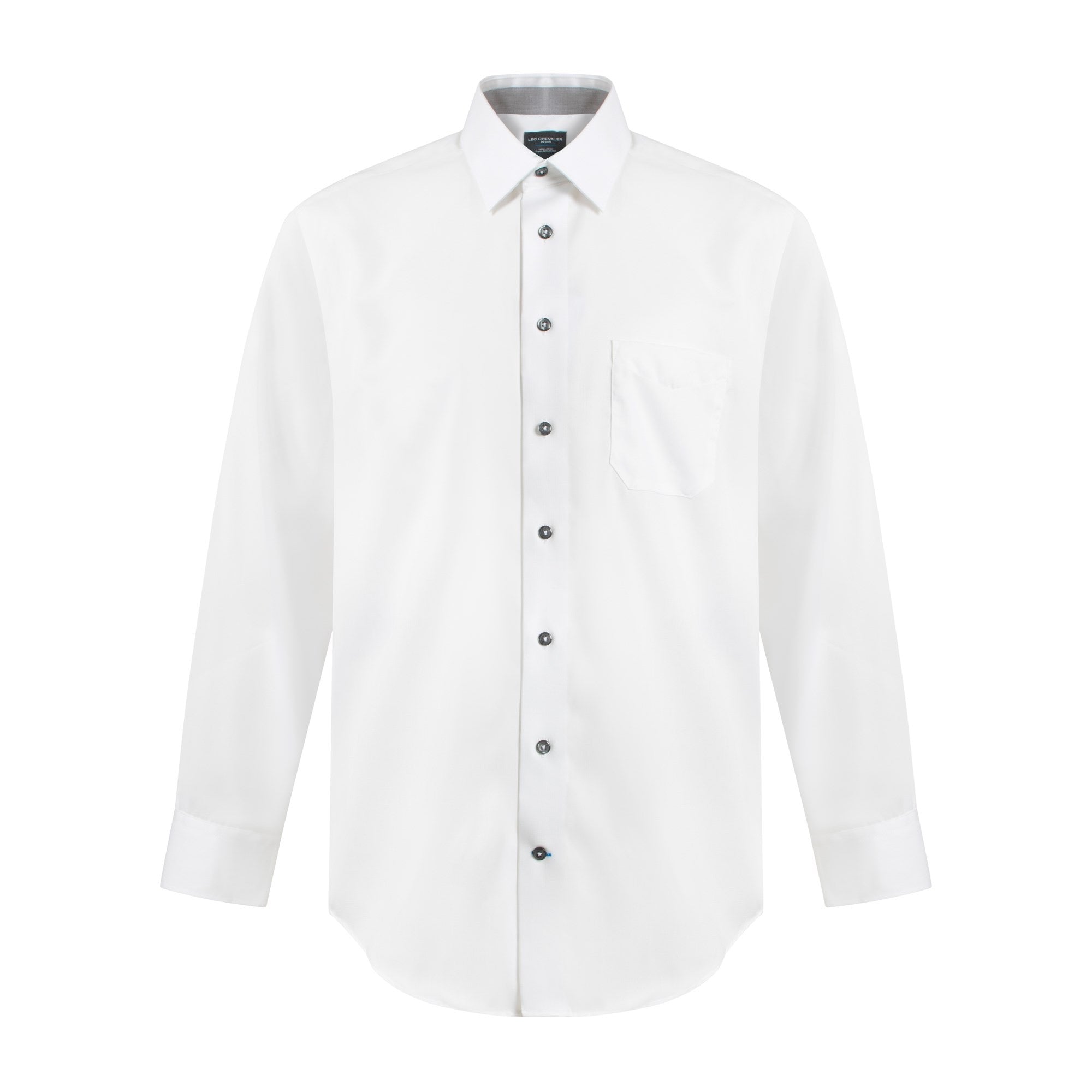 Chemise habillée coupe classique 100% coton sans repassage pour homme - Style 225121
